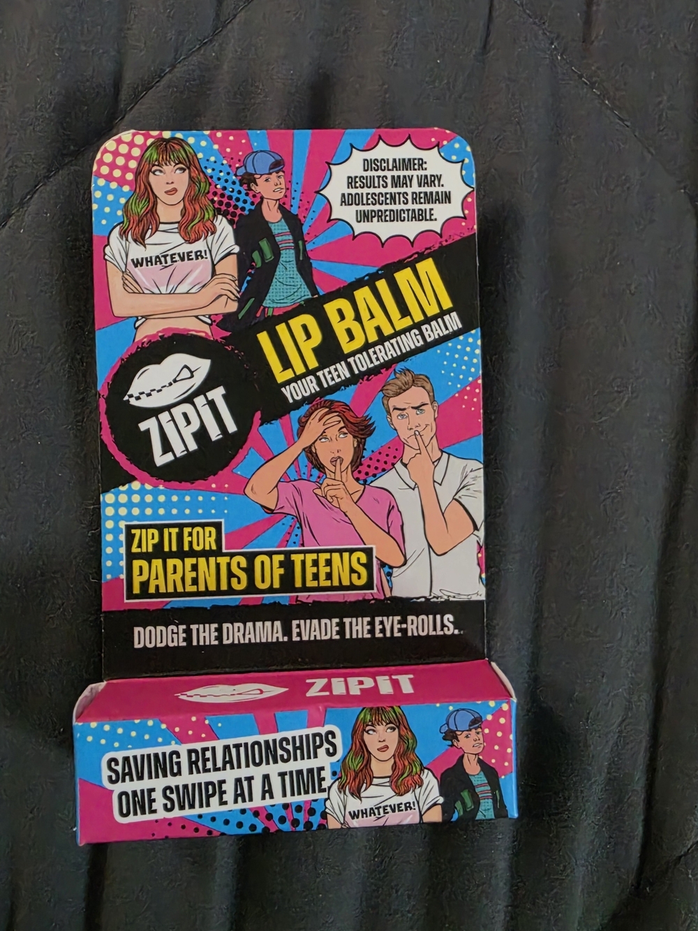 Zipit Teen Lip Balm - Pink & Blue Packaging